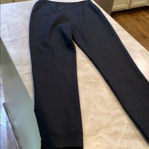 Silk Carlisle Midnight Black Straight Leg Pants